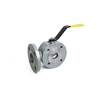 Zawór kulowy trójdrożny EFAR WKHL DN 100 kołnierz x kołnierz x kołnierz