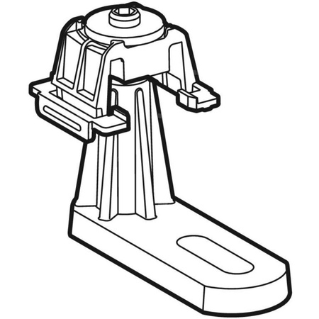 Nogi montażowe Geberit krótkie, do panelu do brodzików bezbrodzikowych Setaplano