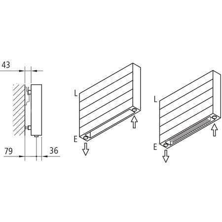 Ściana grzewcza Kermi Heizwand HHN Typ20 BH1260x72x1000 QN1853, weiß, 6bar, o. Abd, AB 12