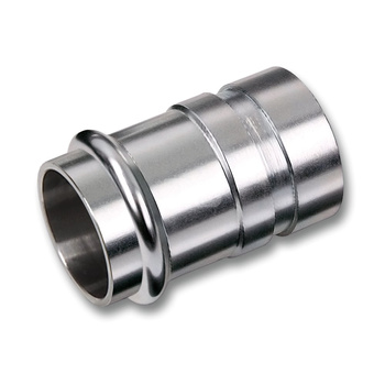 Nypel SANHA NiroSan Press, stal nierdzewna, 28 mm x 33,7 mm (zw x GW)