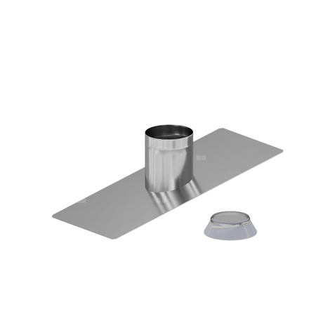 Przejście do dachów skośnych 15 st. stalowe DN160mm + OPD