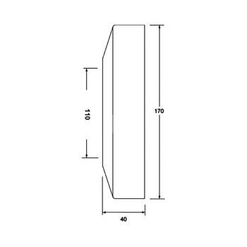 Rozeta maskująca 110mm