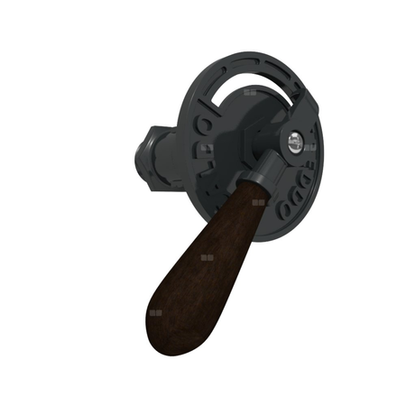 Zestaw reg. kątowy CLASSIC ART, GZ 1/2-16x2, 15, GW 1/2”, Farba RAL 9005