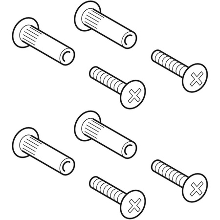 Elementy mocujące Geberit do szafki bocznej