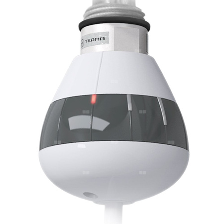 Grzałka TERMA REG 3, 800W Tuba, RAL 9016, kabel prosty bez wtyczki [biały, 1,5m, instr. TERMA]