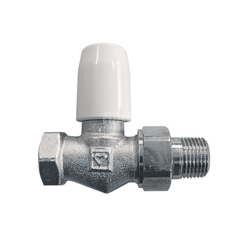 HERZ-GP - regulacyjny zawór grzejnikowy z kołpakiem blokującym, figura prosta 3/8