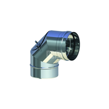 SP Kolano spalinowe z rewizją 90' DN 180