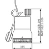 Pompa zanurzeniowa do ścieków WILO Drain TM/TMW 32/11-30M polipropylen 1x 230V, moc 0.75W 50 Hz, przewód 10m
