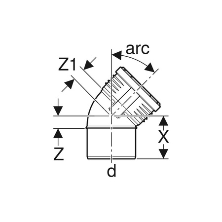 Uszczelka Geberit Silent-PP wargowa EPDM d50
