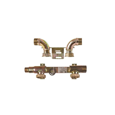 Monozłącze pod gazomierz G4/G6, GZ 5/4” x GZ 5/4” - w poziomie  