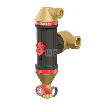 Flamcovent Clean Smart 1 1/4", separator powietrza, zanieczyszczeń i osadu