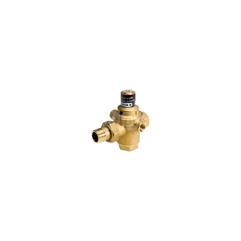 Zawór spustowo-napełniający GIACOMINI R150B 3 bar, max. 70'C GW x GZ, 1/2'' x 1/2'' (wyjście manometru GW 1/4'')
