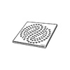 Kratka VIEGA 49294 kwadratowa ze stalowai nierdzewnej 143x143mm do wpustu