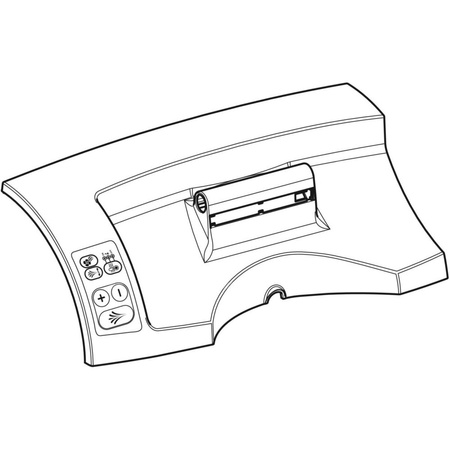 Górna część obudowy do Geberit AquaClean 5000: Manhattan