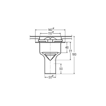 Odpowietrznik do odpływów prysznicowych VIEGA 498294