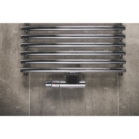 Grzejnik drabinkowy ZEHNDER Ovida Bow, wym. 1196 x 747 mm, kolor biały RAL9016, moc 870W