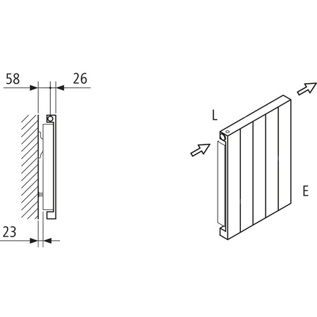 Grzejnik płytowy typ 11 KERMI HVN wym. 1600 x 1260 mm, kolor biały, moc 2843 W