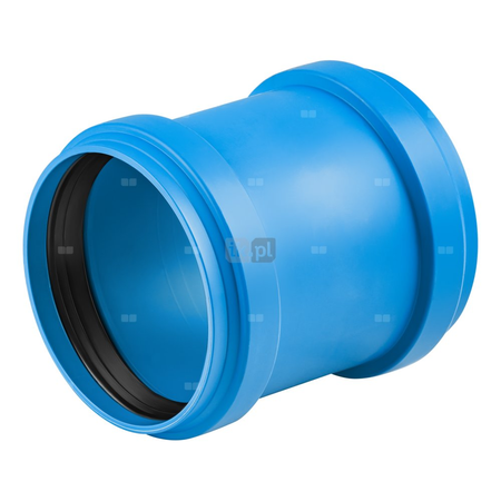 Mufa przesuwna MAGNAPLAST Ultra dB UDBU, PP-m (niebieski), DN 125 (ww x ww), do kanalizacji