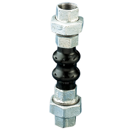 Łacznik amortyzacyjny gwintowany wew., EPDM, typ ZKT, 3/4", PN16