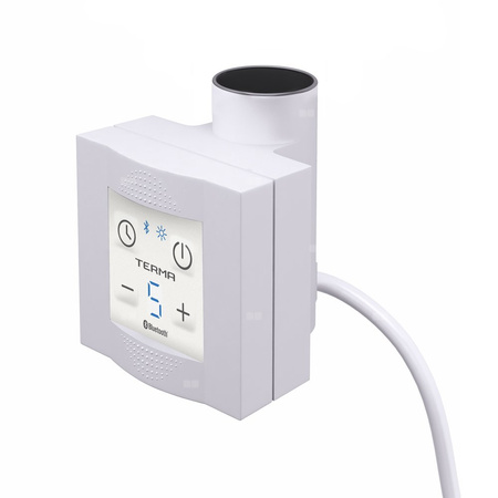 Sterownik TERMA KTX 4 Blue, 300 W Tuba, RAL 9016, kabel prosty bez wtyczki [biały, 1,5m, logo Terma, instr. TERMA]