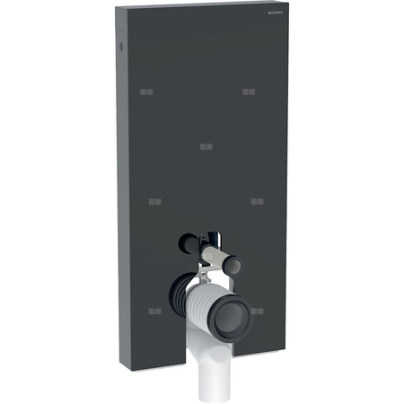 Moduł sanitarny do WC stojącego GEBERIT Monolith Plus, 1010 mm x 480 mm x 106 mm, front: czarny, bok: czarny