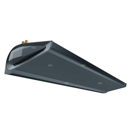 Kurtyna powietrzna WING II W200 AC z wodnym wymiennikiem ciepła DARK (RAL7016)