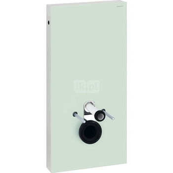 Moduł sanitarny do WC wiszącego GEBERIT Monolith, 1010 mm x 480 mm x 106 mm, front: mint, bok: aluminium