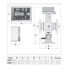 LEGIOMIX - Elektroniczny zawór mieszający Dn 65 do c.w.u. . Nadzór nad procesem dezynfekcji. Przyłącza kołnierzowe. Zasilanie 230 V.