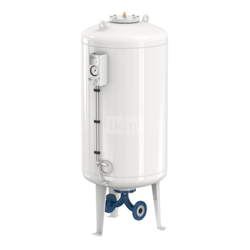 Naczynie wzbiorcze stojące FLAMCO MEIBES Airfix D-E, pojemność 50 l 6-, 16 bar / 120'C fi1 1/2'', kolor biały, do instalacji  C.W.U.