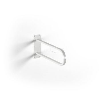 Uchwyt ścienny z relingiem TERMA 275/90/600, profil owalny 38/20 \ karton, RAL 9016