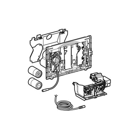 Płytka ochronna Geberit do systemu spłukiwania WC z elektronicznym uruchamianiem spłukiwania