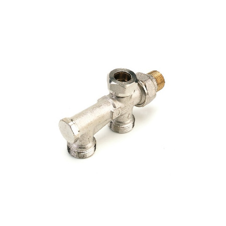 Przyłącze grzejnika dwururowe COMAP 915 mosiądz 1/2'' x 3/4'' zamykane