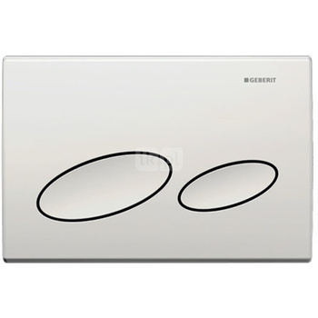 Przycisk uruchamiający Geberit Kappa20 do spłukiwania dwudzielnego: Biały