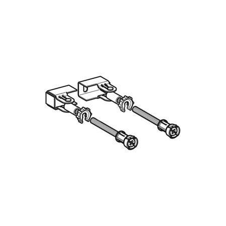 Zestaw warstw pokrycia do wspornika dystansowego Geberit Duofix (2 szt.)