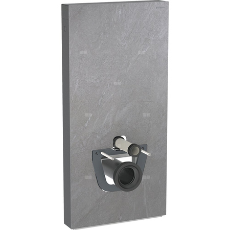 Moduł sanitarny do WC wiszącego GEBERIT Monolith Plus, 1010 mm x 480 mm x 106 mm, front: imitacja betonu, bok: czarny