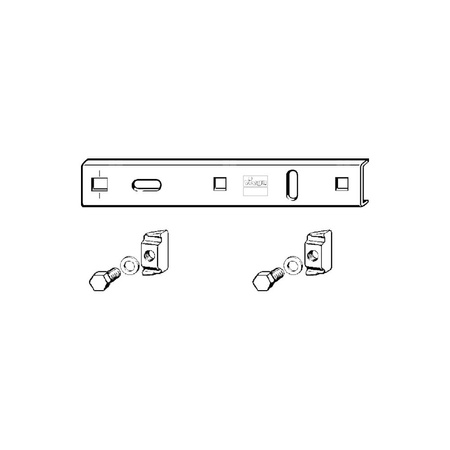 Płyta podstawy przeznaczenie: gazomierz jedno- i dwukróćcowy, stal ocynkowana, nr wzoru 2624.1 B: 290 B1: 250 B2: 150 H: 45 T: 12