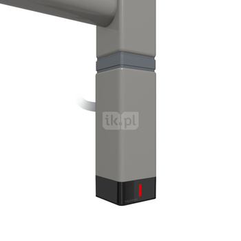 Grzałka TERMA One K30x30, 600W Tuba, RAL 9007, kabel prosty bez wtyczki [srebrzysty, 1,5m, logo Terma, instr. TERMA]