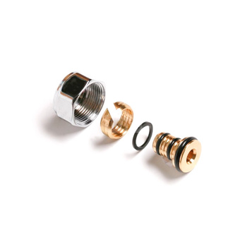 Adapter na alupex CYLINDER, GW 24-19-fi16x2, Chrom, (A58502B)