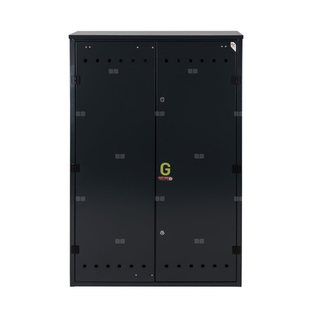 Punkt redukcyjno-pomiarowy na 5-6 gazomierzy G4/G6,w pionie,w skrzynce metalowej antracyt