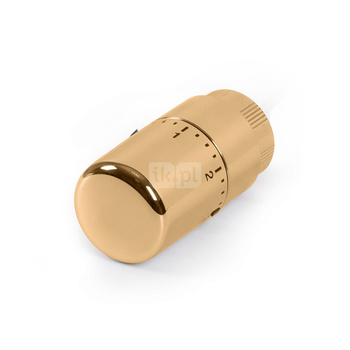 Głowica termostatyczna SLIM, M30x1,5, Złoty, bez logo, (A40900H)