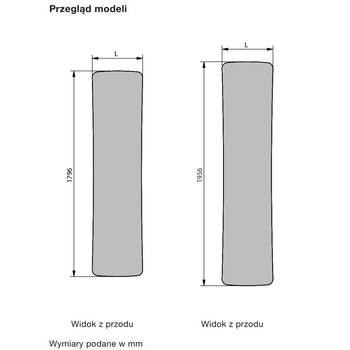 Grzejnik płytowy ZEHNDER Folio, wym. 1796/740mm, kolor biały RAL9016, moc 1064W