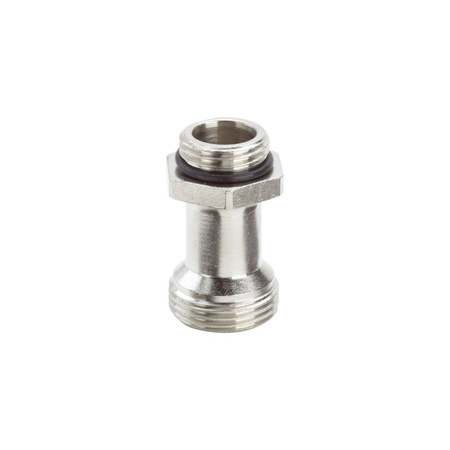Nypel VIEGA 100417 trzyczęściowy, mosiądz / mosiądz, 1/2'' x 3/4'' (eurokonus x gz), 45 mm