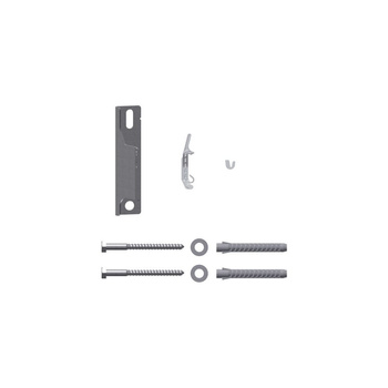 Wandkonsolen-Set kurz WA40mmEinhängepunkt 33mm, biały