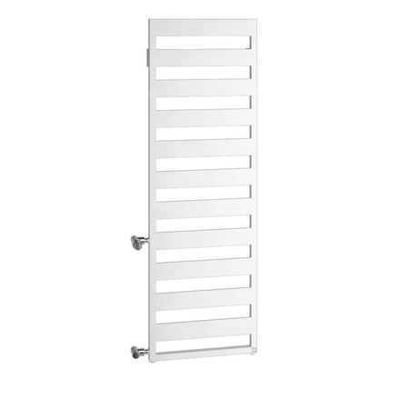 Grzejnik dekoracyjny Kermi Casteo-D 1261x600x30 biały, lewy, rozstaw przyłączy 900