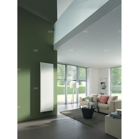 Grzejnik płytowy typ 21 KERMI X2 Verteo Line wym. 2200 x 600 mm, kolor biały, moc 1890 W