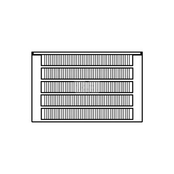 Konwektor Kermi Kon m. Str. Typ55 BH70x316x500mm QN549, weiß, 6bar, o. Abd, AB 12