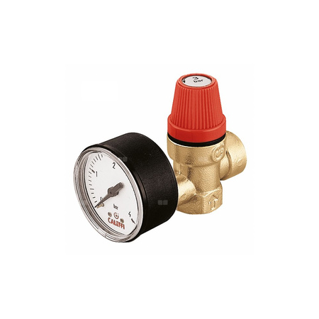 Zawór przelewowy CALEFFI 313 mosiądz 6 bar GW 1/2''