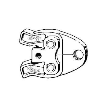 Szczęka zaciskowa (wkładka) VIEGA 24847 V fi 14 - 14 mm do złączek zaprasowywanych