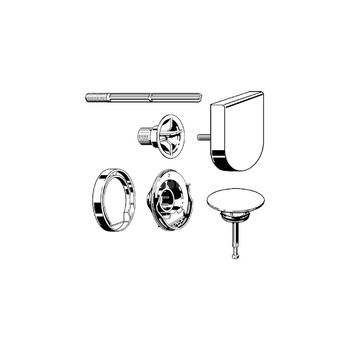 Zestaw wyposażeniowy VIEGA 61710 (akcesorium) do umywalki do bidetu tworzywo sztuczne chrom