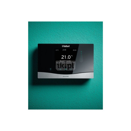 sensoHOME 380 regulator pokojowy, ze złączem komunikacyjnym eBUS, wyświetlaczem dotykowym, zegarem programującym tygodniowym, s